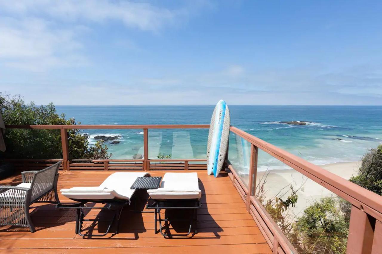 Ocean Front Beach House! Private Stairs To Sand! Villa Laguna Beach Exterior foto