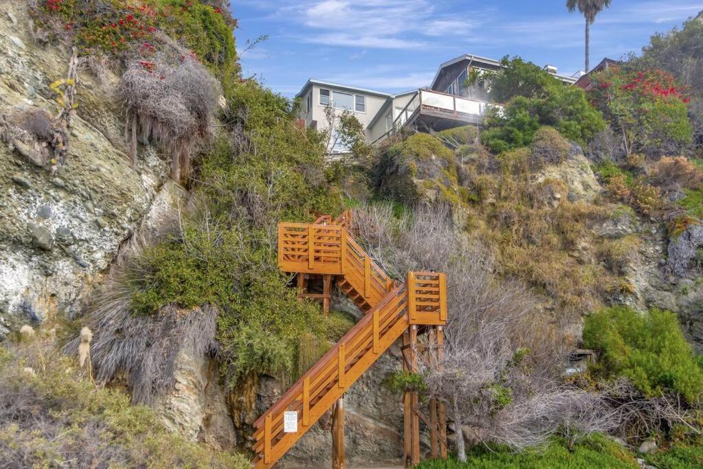 Ocean Front Beach House! Private Stairs To Sand! Villa Laguna Beach Exterior foto